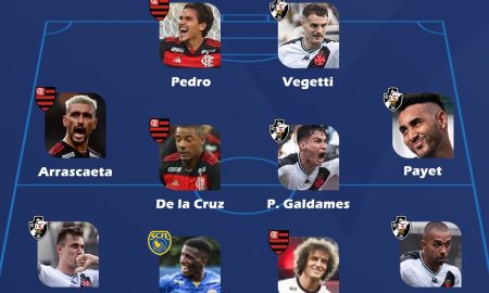 Vasco tem seis jogadores selecionados na seleção da nona rodada do Carioca. Foto: Divulgação/Cariocão