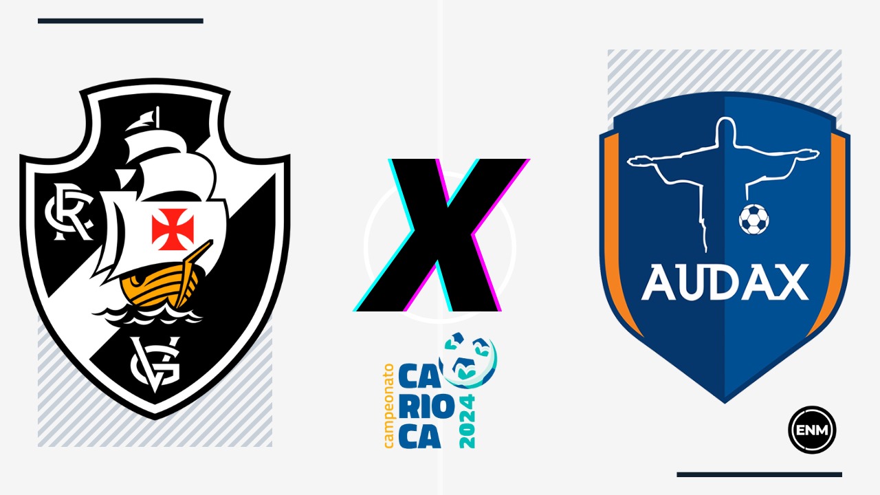 Vasco enfrenta o Audax pelo Campeonato Carioca (Arte:ENM)