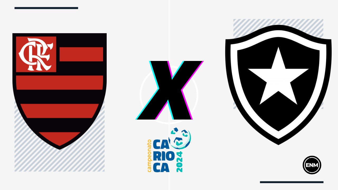 Flamengo x Botafogo - Taça Guanabara (Arte: ENM)