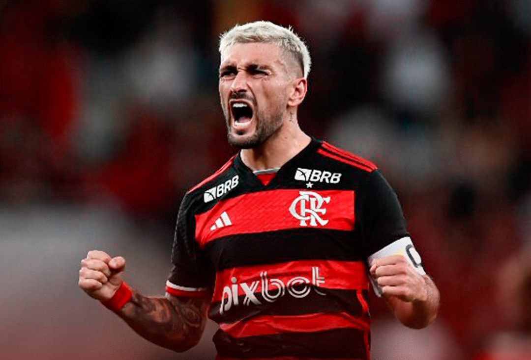 Arrascaeta Flamengo (Foto: Reprodução/ Twitter Flamengo)