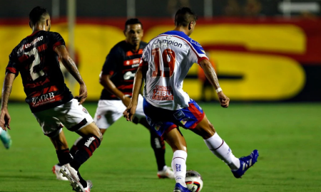 Último encontro no Barradão, em 2022,terminou empatado em 1x1 Foto: Felipe Oliveira/EC Bahia