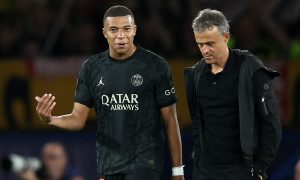 Mbappé e Luis Enrique, PSG (Foto: FRANCK FIFE | AFP via Getty Images)