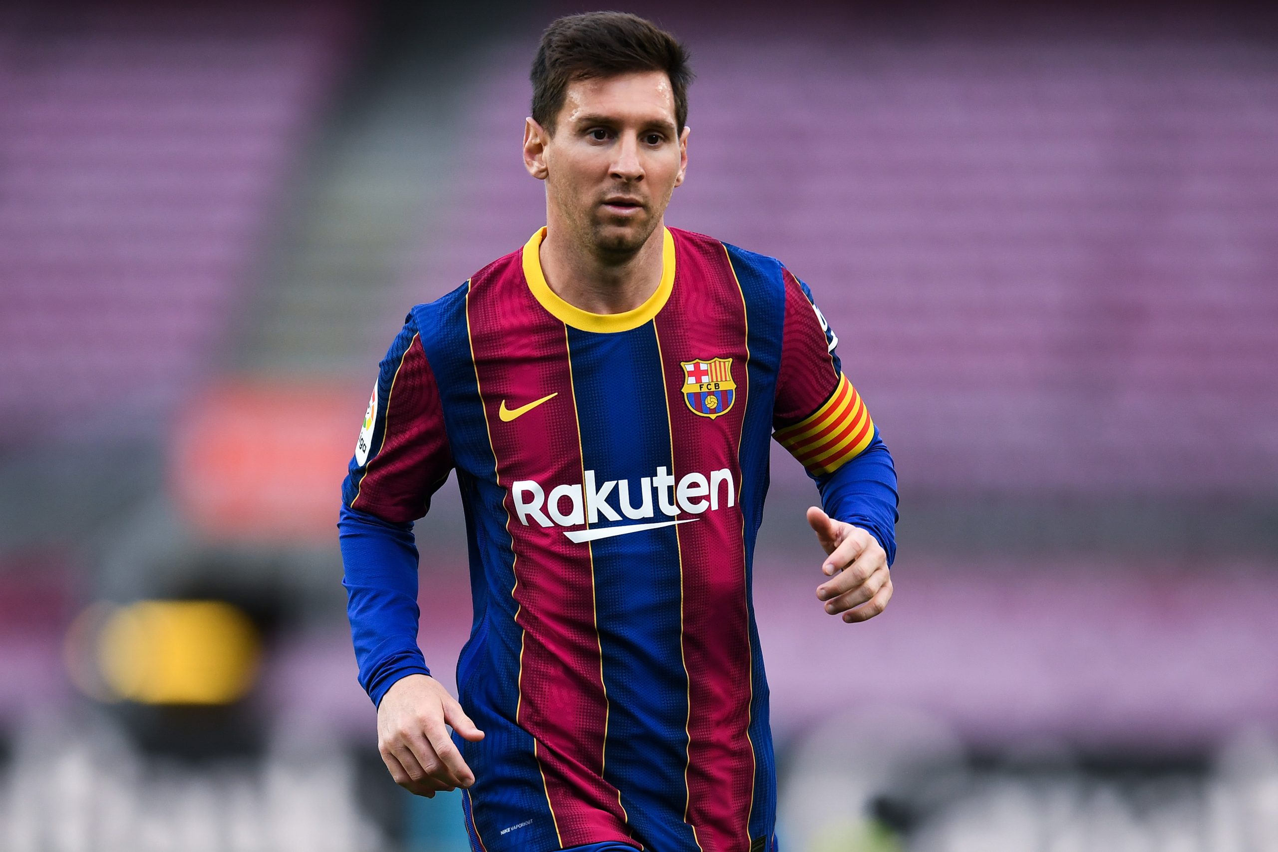 Messi em jogo pelo Barcelona (Foto: David Ramos | Getty Images)