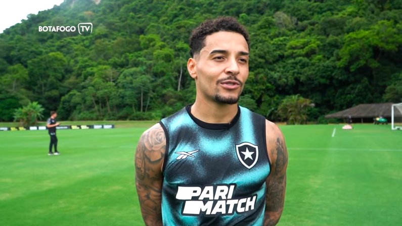 Gregore, do Botafogo (Foto: Reprodução/Botafogo TV)