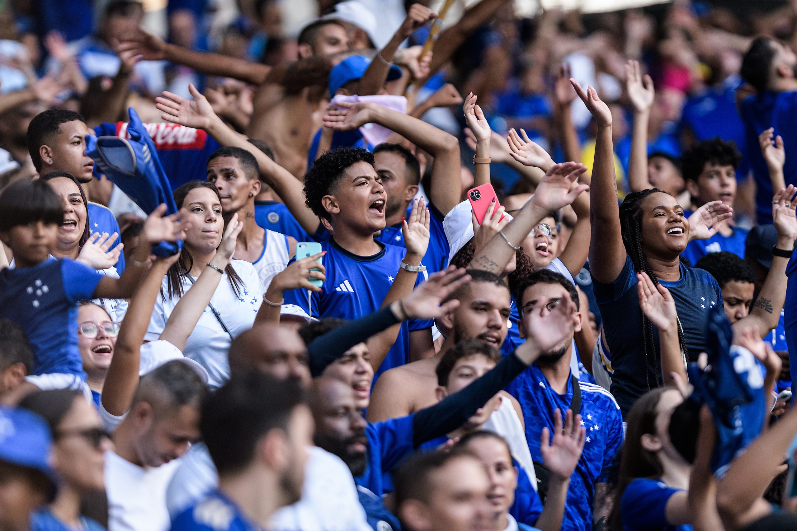 Torcida do Cruzeiro Foto: Gustavo Aleixo/Cruzeiro