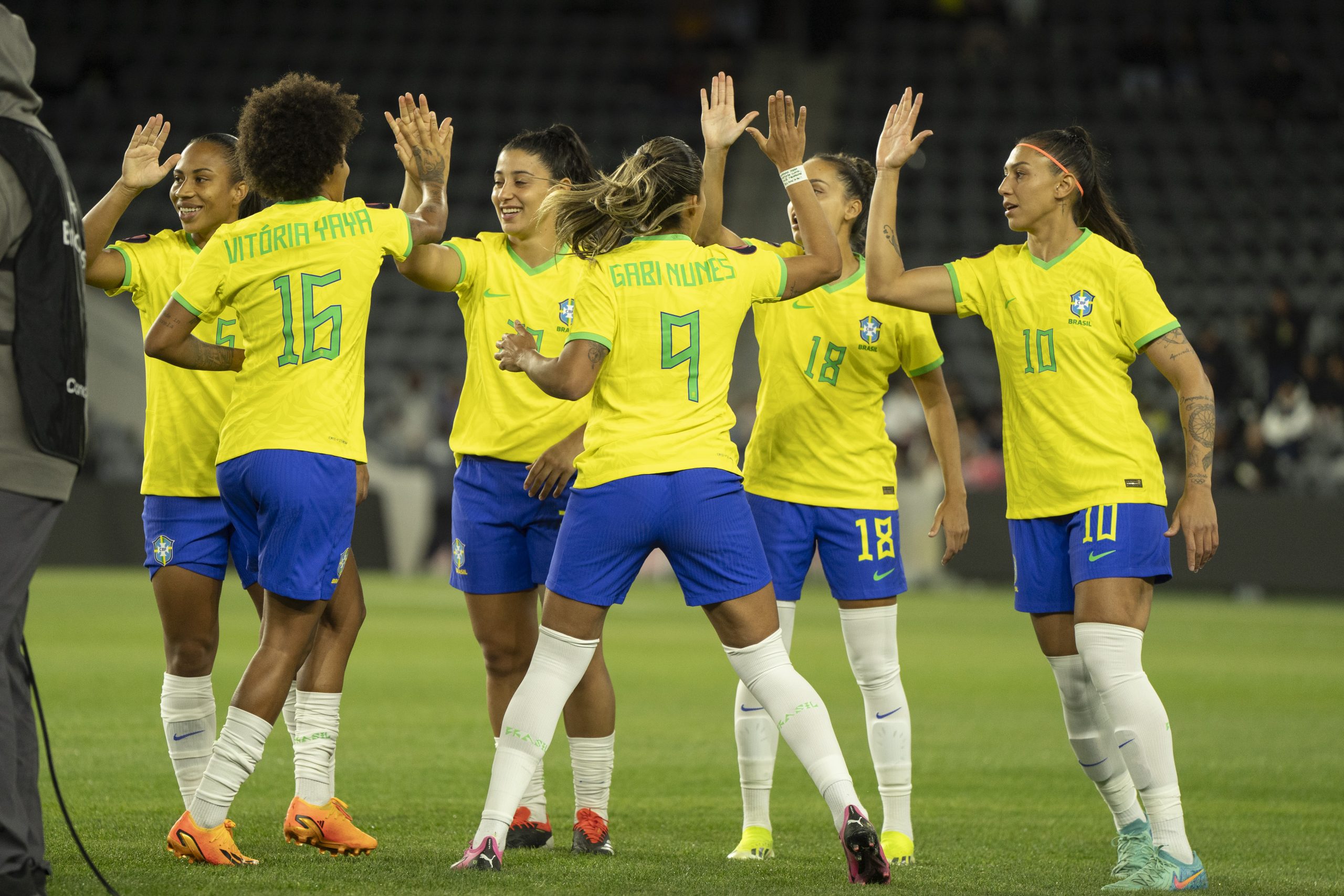 Invicto, Brasil enfrenta México pela semifinal da Copa Ouro Feminina (Foto: Leandro Lopes/CBF)