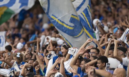Festa da torcida do Cruzeiro (Foto: Gustavo Aleixo/Cruzeiro)