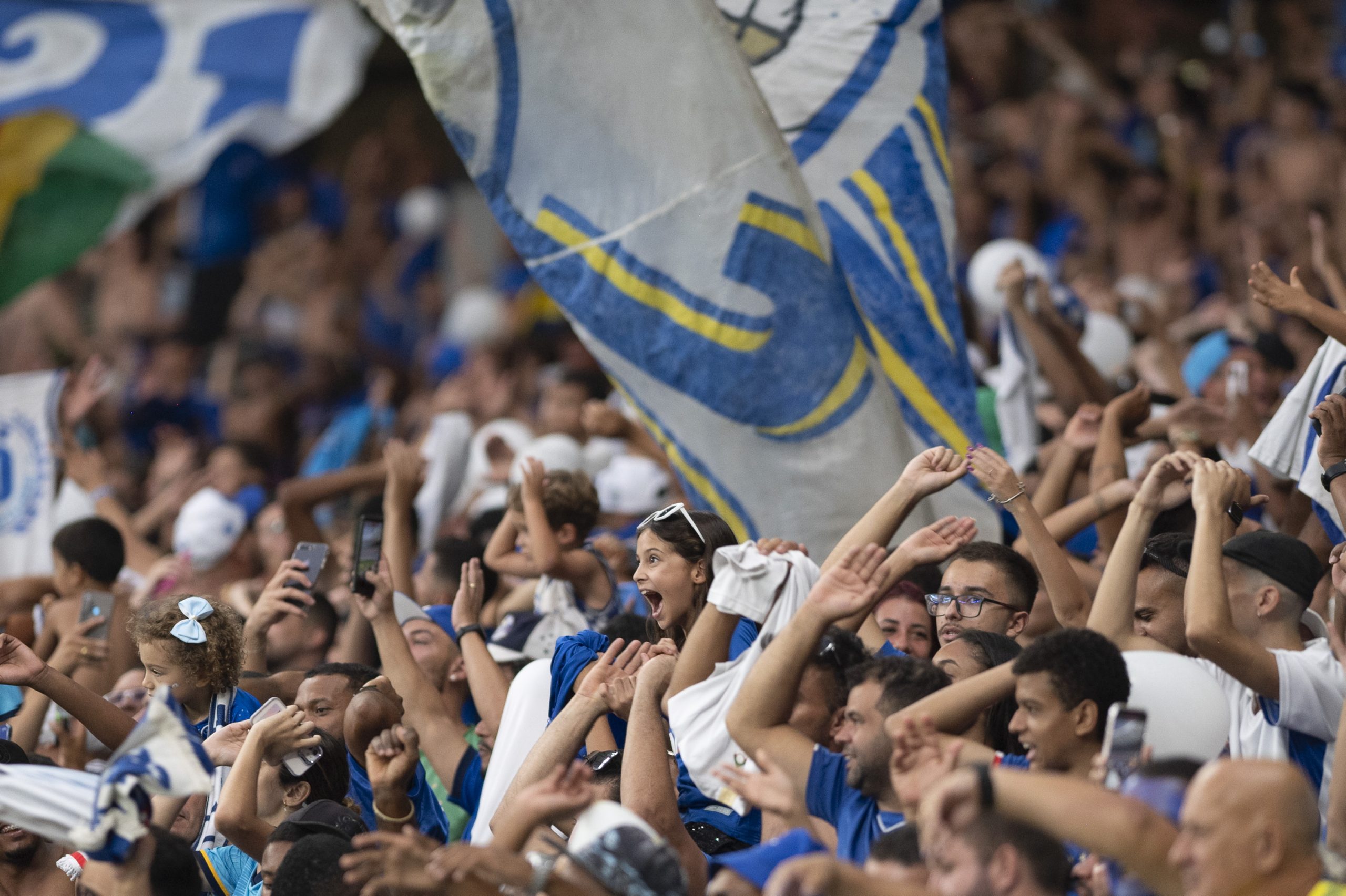 Festa da torcida do Cruzeiro (Foto: Gustavo Aleixo/Cruzeiro)