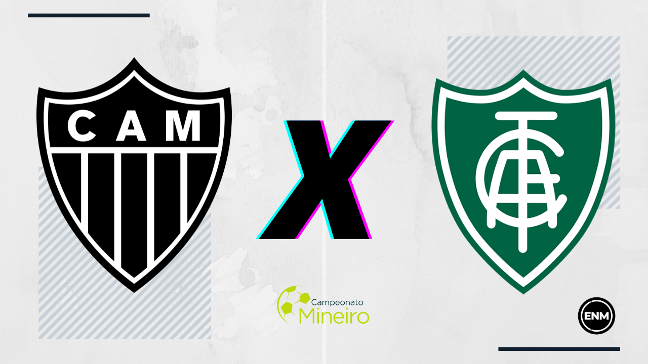 Atlético-MG x América-MG (Arte: ENM)