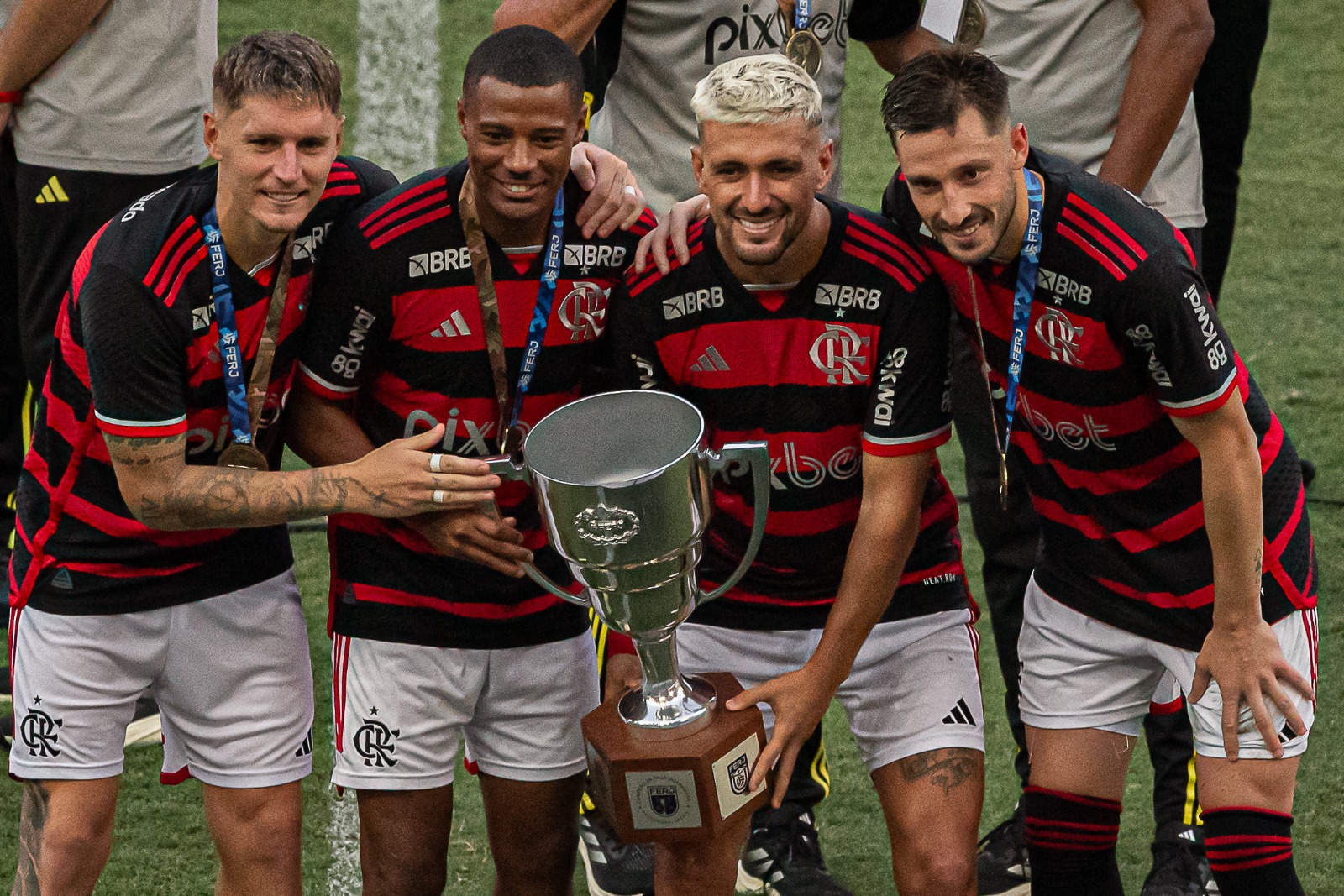 Estrangeiros Flamengo (Foto: Paula Reis/Flamengo)