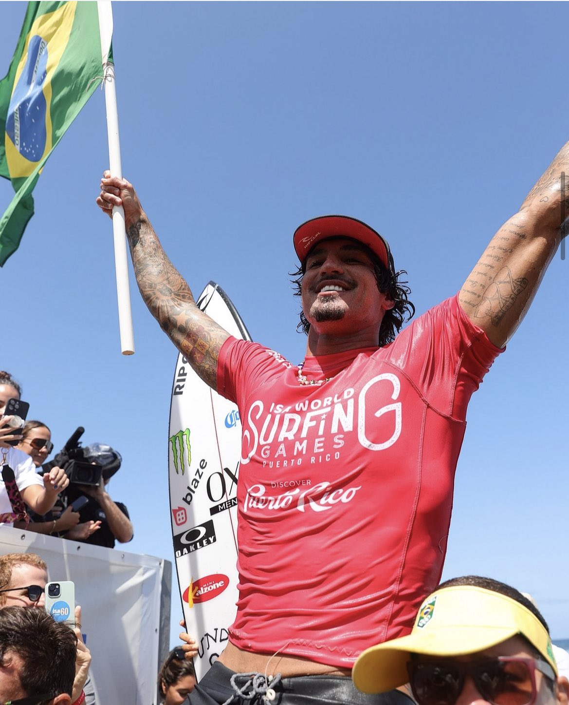 Gabriel Medina conquista vaga nas olimpíadas. (Foto: Instagram Medina)