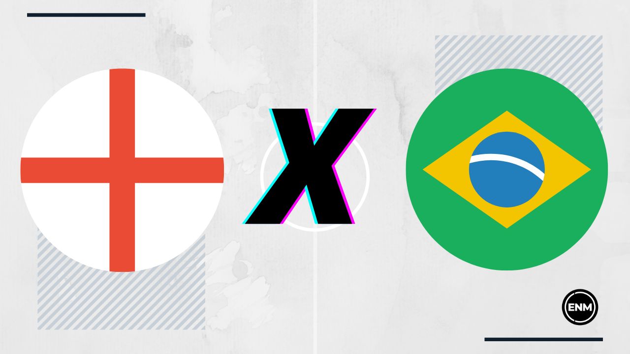 Brasil enfrenta a Inglaterra em amistoso (Arte: ENM)