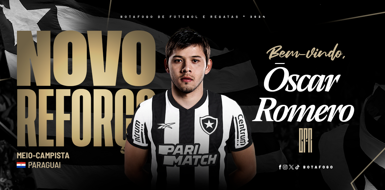 Óscar Romero. (Foto: Divulgação/Botafogo)