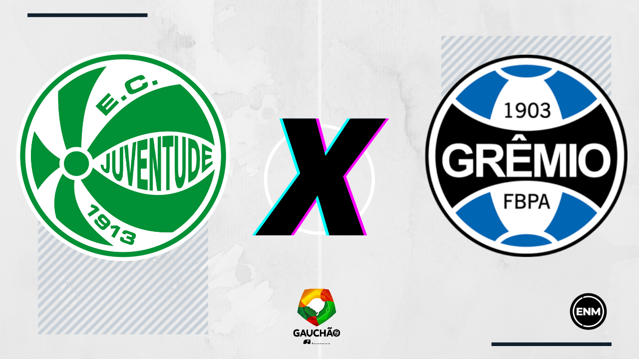 Juventude x Grêmio (Arte: ENM)