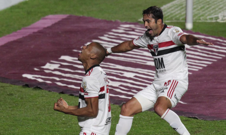 São Paulo na Libertadores (Foto: Rubens Chiri/saopaulofc.net)