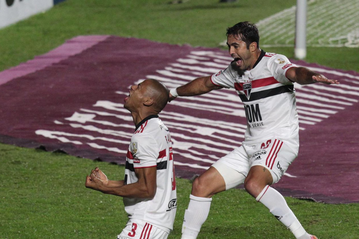 São Paulo na Libertadores (Foto: Rubens Chiri/saopaulofc.net)