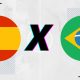 Brasil encara a Espanha nesta terça-feira (Arte: ENM)
