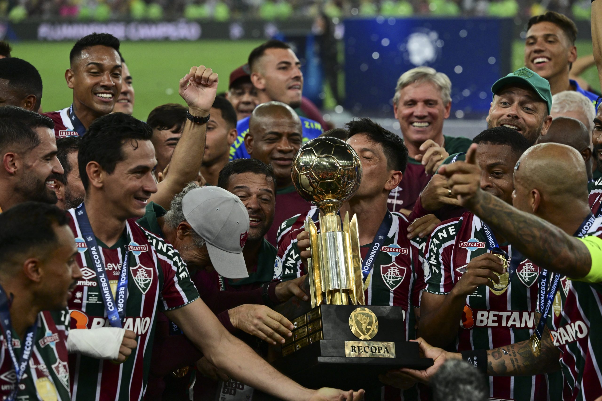 O Fluminense venceu por 2 a 0 com dois gols de Árias (Photo by PABLO PORCIUNCULA/AFP via Getty Images)