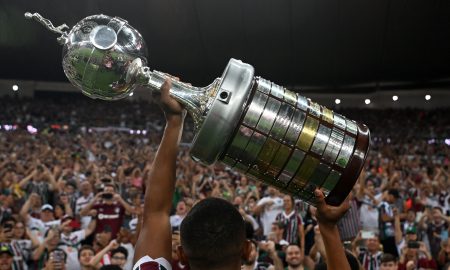 Fluminense é o atual campeão da Libertadores (Foto: CARL DE SOUZA/AFP via Getty Images)