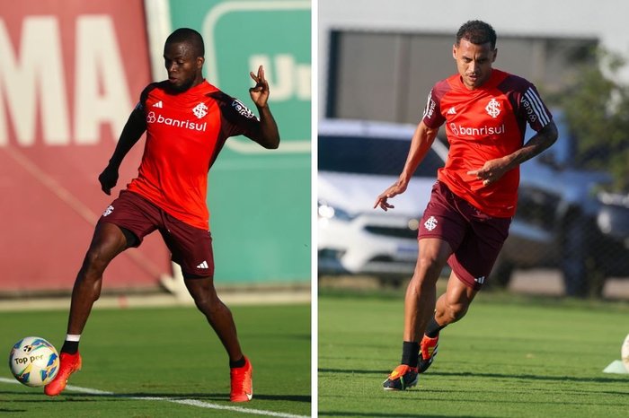 Enner Valencia e Alan Patrick estão próximos de voltarem a atuar (Foto: Ricardo Duarte/Internacional)