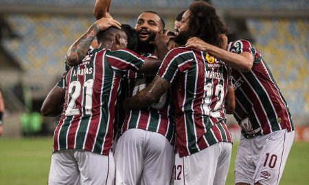 Lima marcou os dois gols do Fluminense em estreia no campeonato brasileiro (FOTO DE MARCELO GONÇALVES / FLUMINENSE FC)