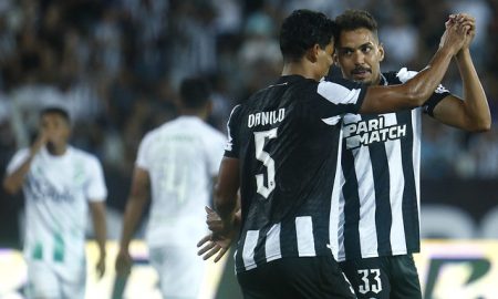 O Botafogo goleou o Juventude no Nilton Santos (Foto: Vitor Silva/Botafogo)