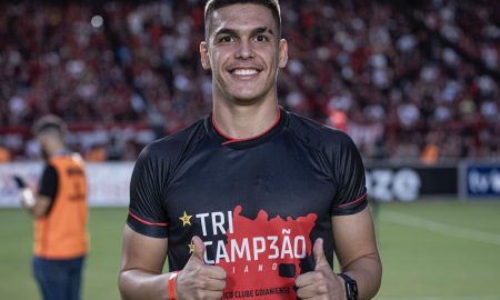 Pedro Caridi no Atlético-GO (Foto: Heber Gomes/Arquivo pessoal)