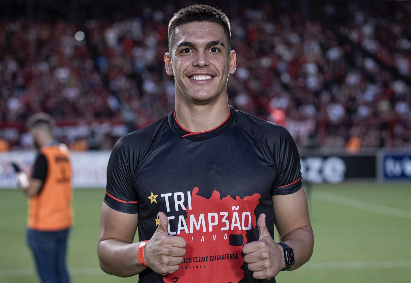 Pedro Caridi no Atlético-GO (Foto: Heber Gomes/Arquivo pessoal)