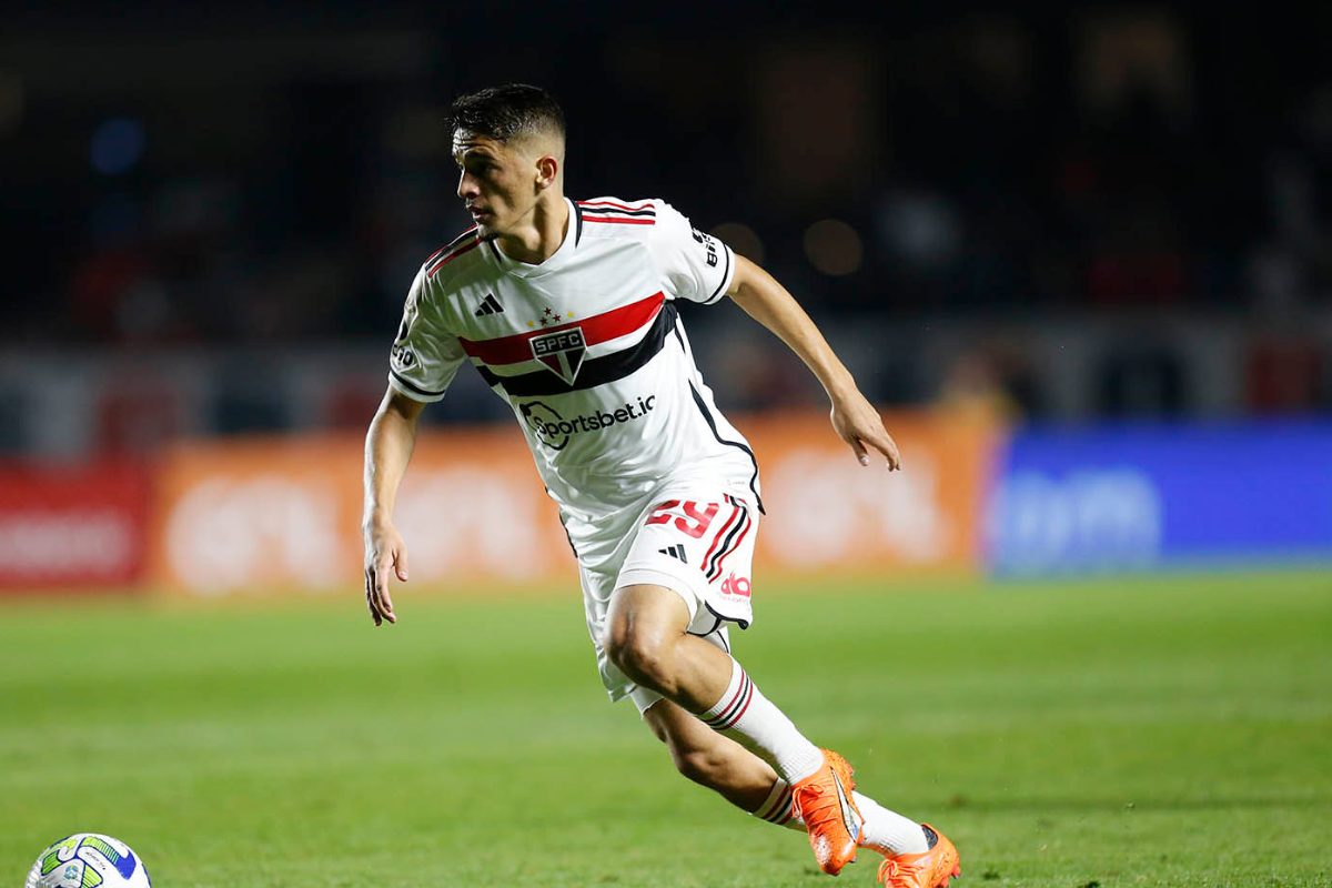 Pablo Maia no São Paulo (Foto: Paulo Pinto / saopaulofc.net)