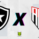 Botafogo x Atlético-GO (Arte: ENM)