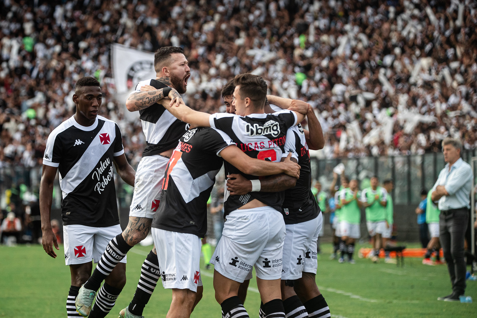 Vasco vence o Grêmio por 2 a 1 na primeira rodada do Campeonato Brasileiro. Foto: Leandro Amorim/Vasco