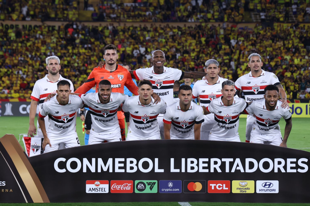 São Paulo na Libertadores (Foto: Franklin Jacome/Getty Images)