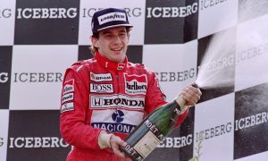 Senna entrou na história da F1 (Foto: JEAN-LOUP GAUTREAU/AFP via Getty Images)