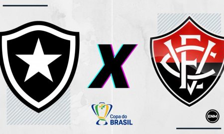 Botafogo e Vitória se enfrentam pela Copa do Brasil (Arte: ENM)