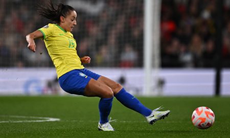 Jogadora da Seleção Brasileira é diagnosticada com câncer (Photo by BEN STANSALL/AFP via Getty Images)