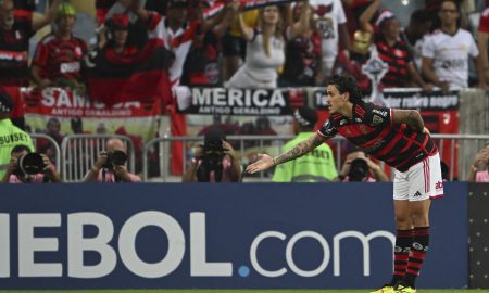 Pedro, do Flamengo (Foto: MAURO PIMENTEL/AFP via Getty Images)