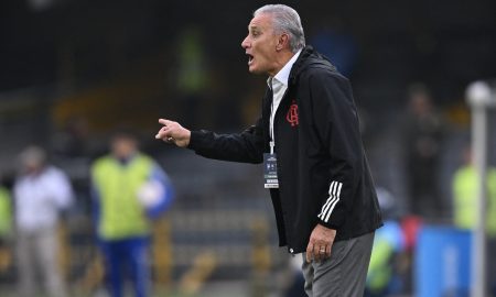 Tite, técnico do Flamengo (Foto: RAUL ARBOLEDA/AFP via Getty Images)
