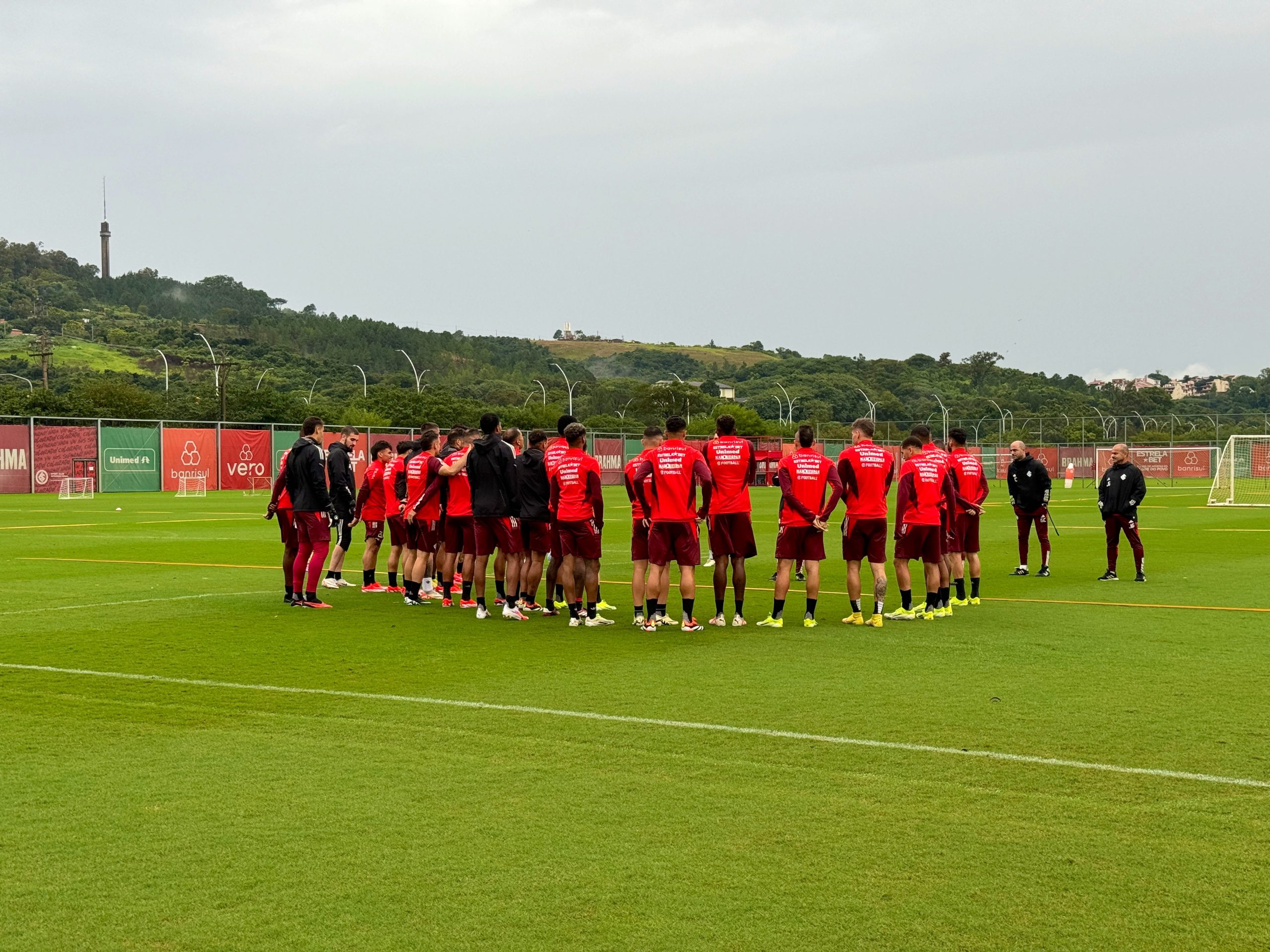 Inter havia finalizado preparação para o jogo (Foto: Divulgação / Internacional)