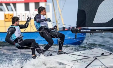 Marco Grael e Gabriel Simões conquistam vaga olímpica na vela (Foto: Sailing Energy/Divulgação)