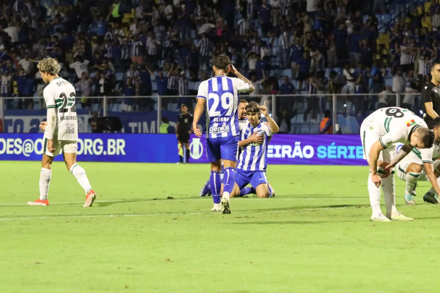 Avaí marca o primeiro na Série B (Foto: Frederico Tadeu / Avaí F.C.)