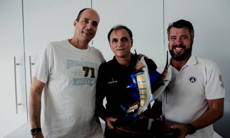 Yacht Clube da Bahia homenageia medalhistas do Mundial de Pesca (Foto: Walter Guedes)