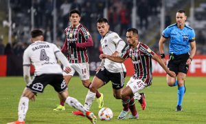 O Colo-Colo buscou jogo e teve mais oportunidades do que o Fluminense. (FOTO DE MARCELO GONÇALVES / FLUMINENSE FC)