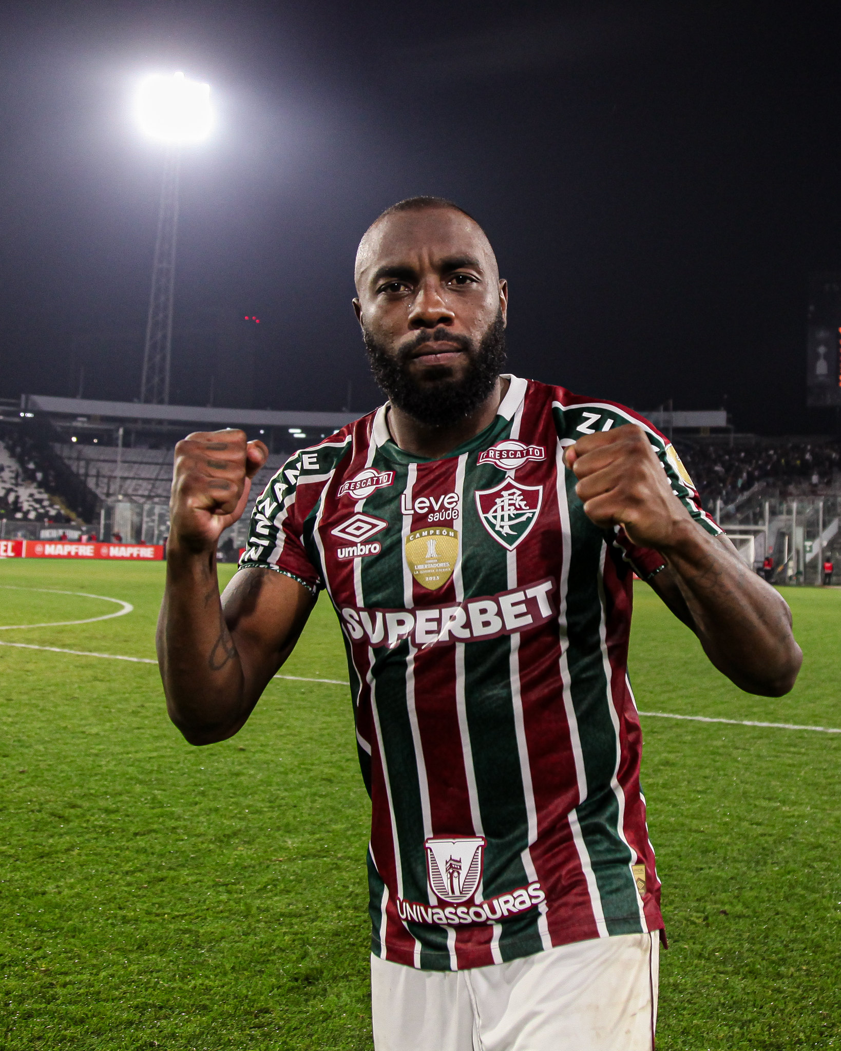 Manuel marca e Fluminense na Libertadores (Foto: Marcelo Gonçalves/FFC)