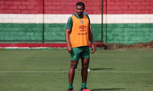Marlon voltou aos treinamentos e está perto de reforçar o Fluminense (Foto: Marcelo Gonçalves/FFC)