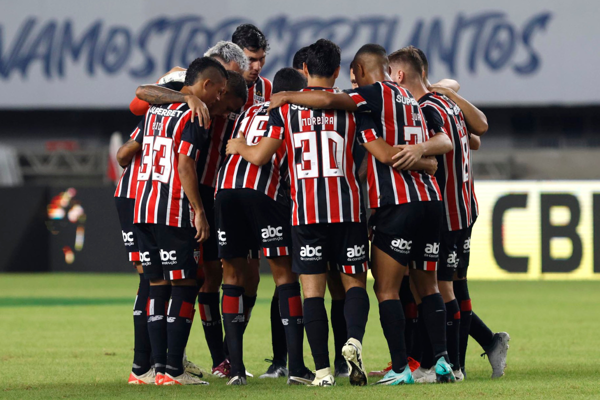 São Paulo e Águia de Marabá em 2024 (Foto: Rubens Chiri/São Paulo FC)