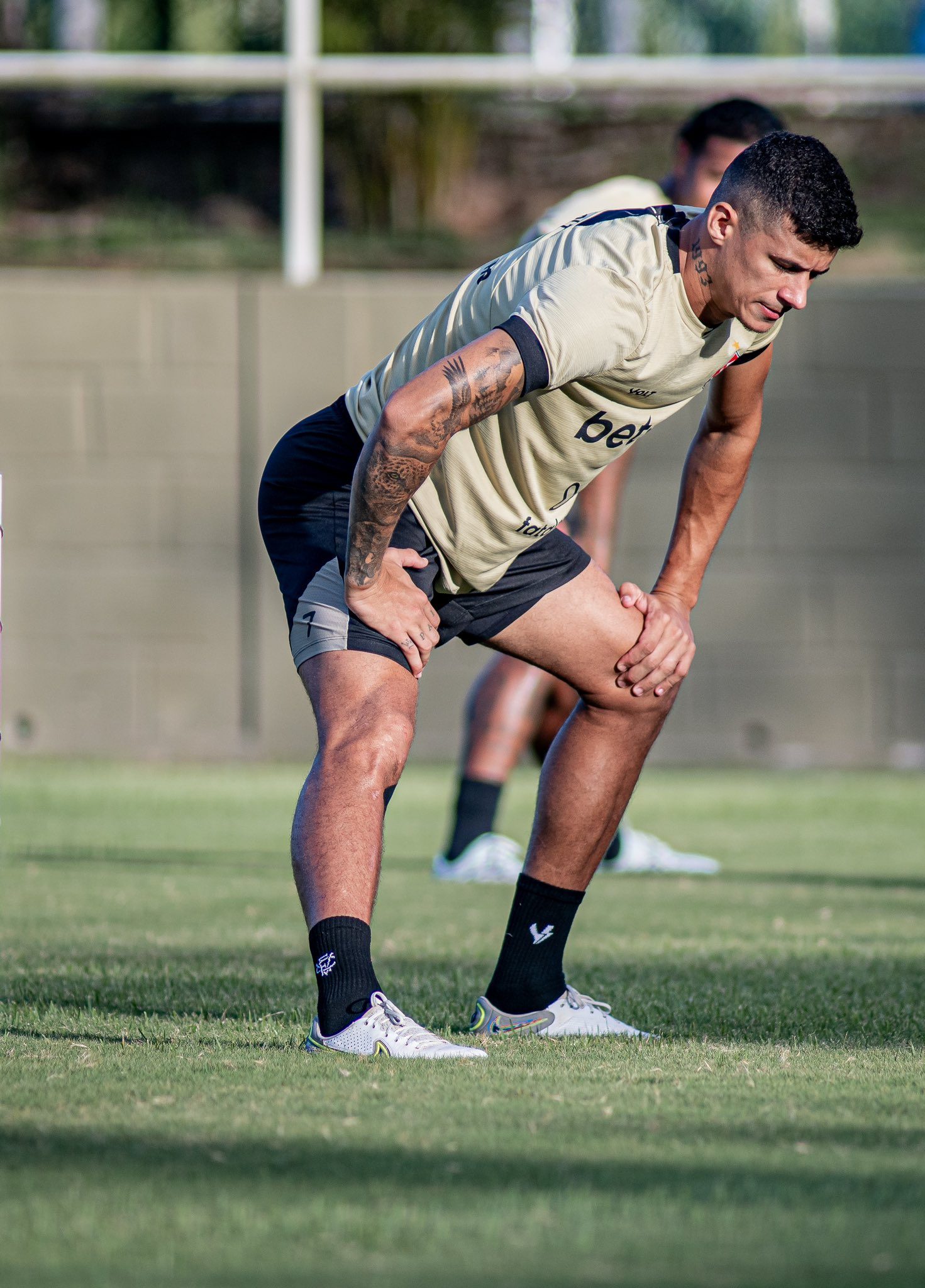 Camutanga em treino do Vitória Foto: Victor Ferreira/EC Vitória