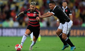 Flamengo enfrentando o Vasco pelo Carioca 2024. Photo by Buda Mendes/Getty Images
