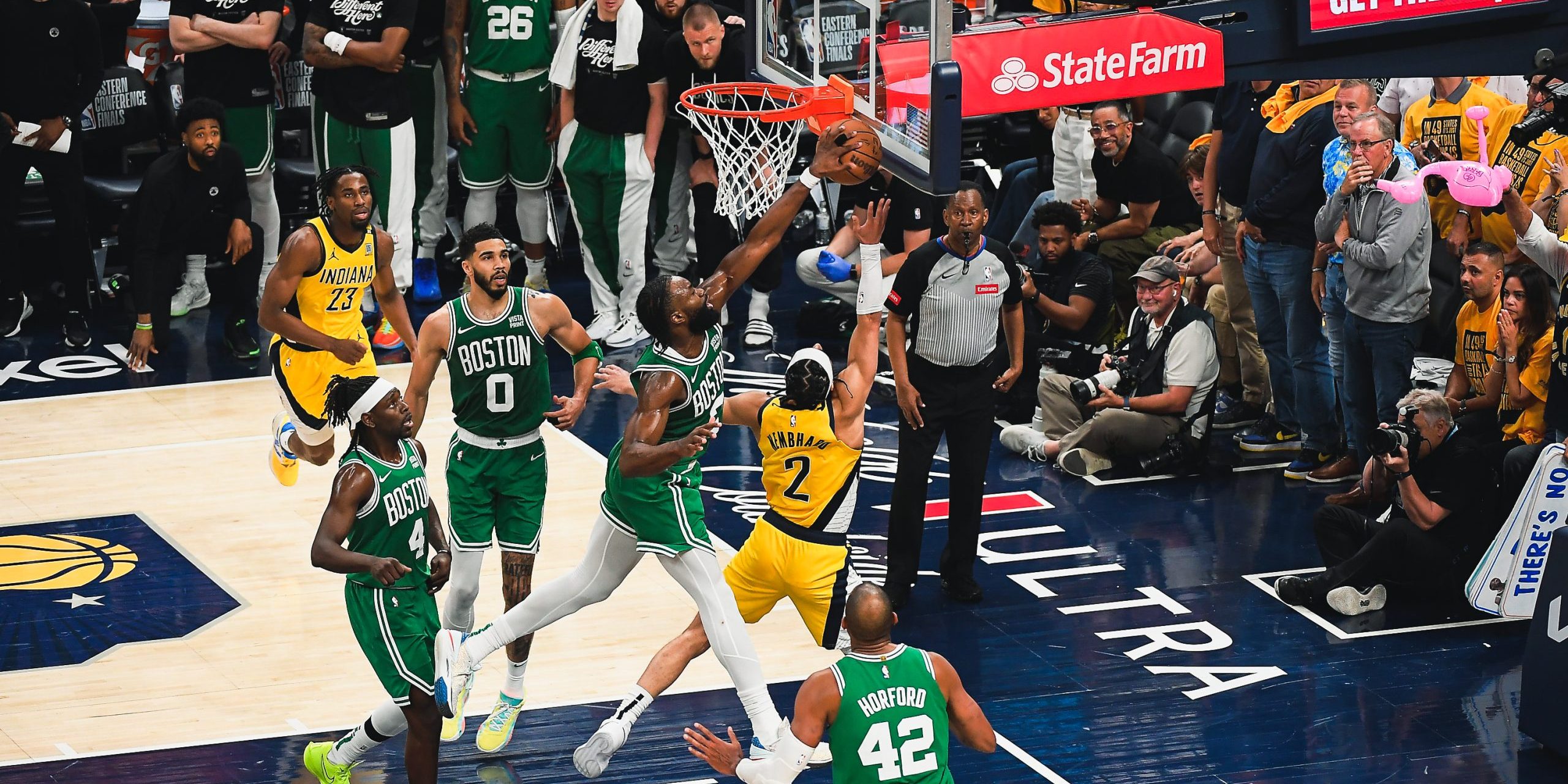 Jaylen Brown foi eleito MVP do Leste (Foto: Redes Sociais/Boston Celtics)