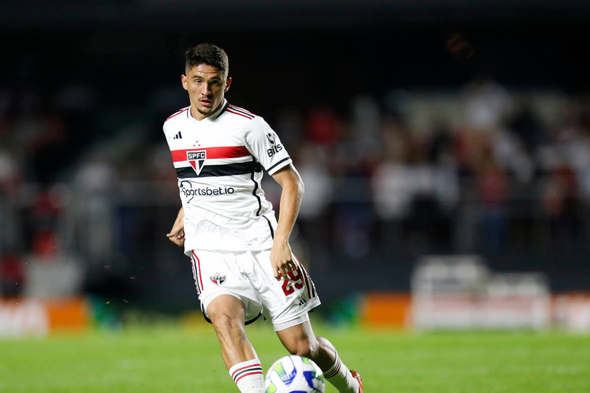 Pablo Maia no São Paulo (Foto: Paulo Pinto / saopaulofc.net)