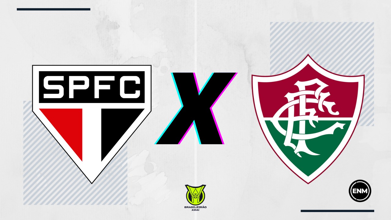 São Paulo e Fluminense no Brasileirão 2024 (Arte:ENM)